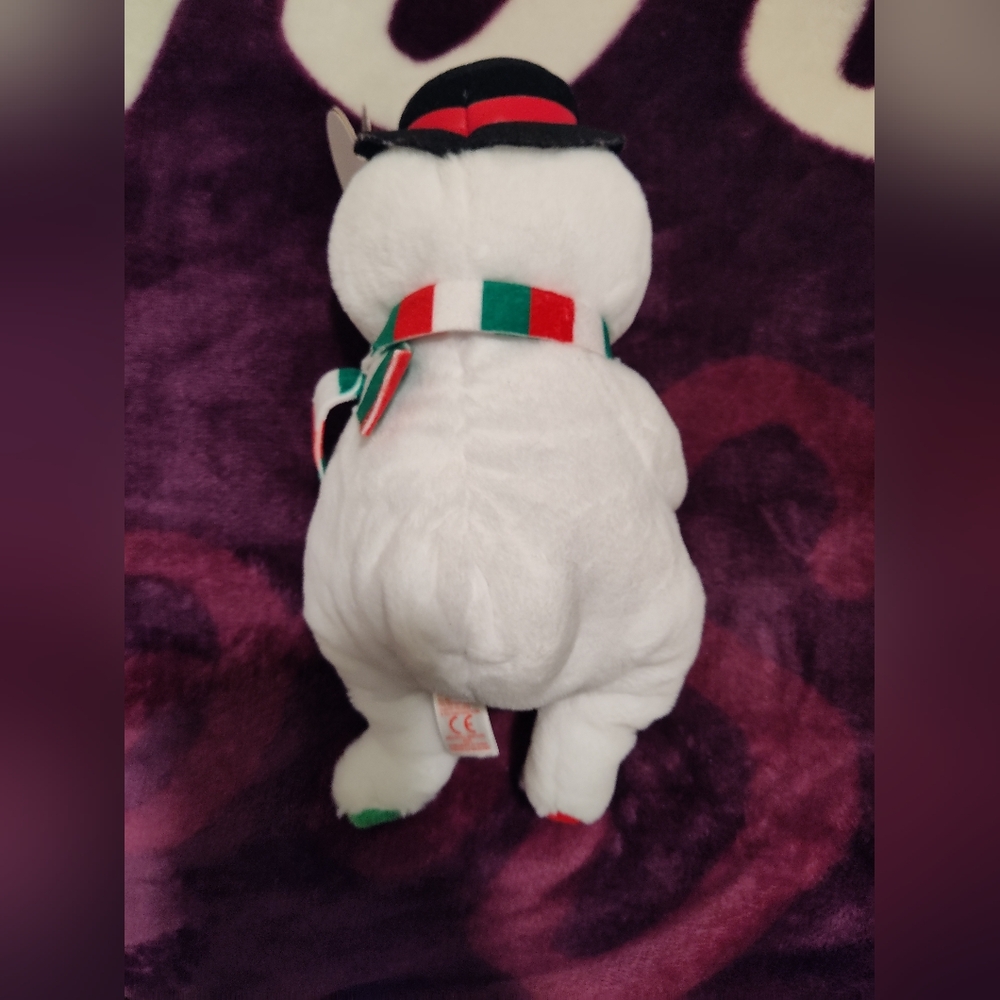 Ty Beanie Bellies "Weatherby" Snowman Plush – NWT, 2023, Christmas Holiday - Picture 2 of 8